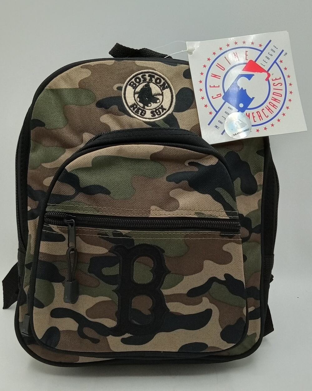 Y2K 2007 Boston Red Sox MLB Embroidered Camo Mini Backpack 10" x 12"